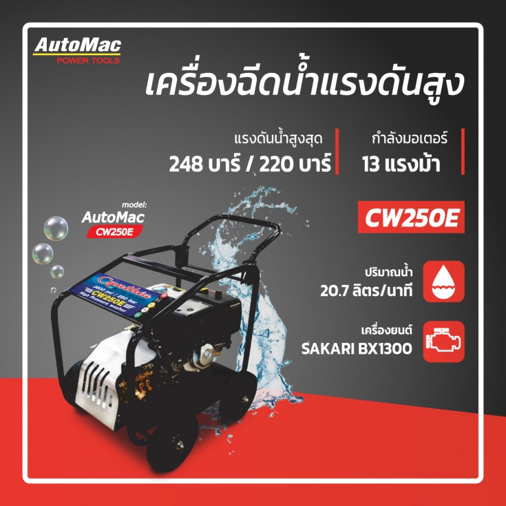 เครื่องอัดฉีดน้ำแรงดันสูง